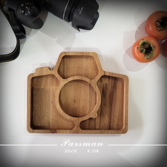 ظرف چوبی کودک طرح دوربین